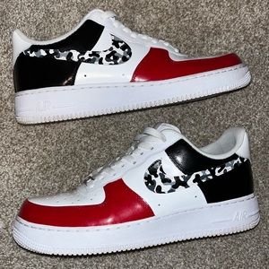 Custom painted Nike Air Force 1s